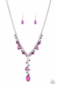 purple,Crystal Couture Purple Necklace