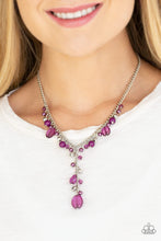 Load image into Gallery viewer, Crystal Couture Purple Necklace Paparazzi Accessories