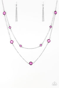 long necklace,purple,Raise Your Glass Purple Necklace