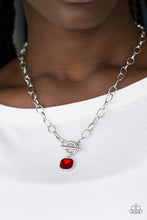 Load image into Gallery viewer, Dynamite Dazzle Red Toggle Necklace Paparazzi Accessories
