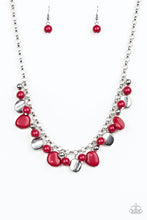 Load image into Gallery viewer, Flirtatiously Florida Red Necklace Paparazzi Accessories