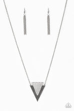 Load image into Gallery viewer, Ancient Arrow Silver Necklace Paparazzi Accessories