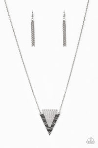 Ancient Arrow Silver Necklace