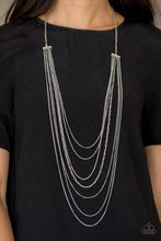 Load image into Gallery viewer, Radical Rainbows Silver Necklace Paparazzi Accessories