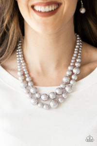 Pearls,silver,The More The Modest Silver Pearl Necklace