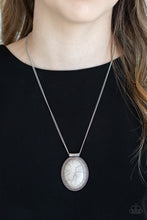 Load image into Gallery viewer, Southwest Showdown Silver Stone Necklace Paparazzi Accessories