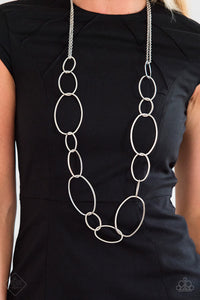 fashion fix,long necklace,silver,City Circuit Silver Necklace