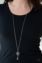 Load image into Gallery viewer, Got It On Lock White Necklace Paparazzi Accessories