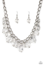 Load image into Gallery viewer, Gorgeously Globetrotter White Necklace Paparazzi Accessories