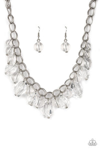 short necklace,white,Gorgeously Globetrotter White Necklace