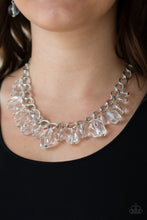 Load image into Gallery viewer, Gorgeously Globetrotter White Necklace Paparazzi Accessories