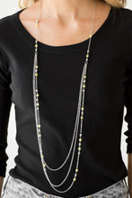 Load image into Gallery viewer, Colorful Cadence Yellow Necklace Paparazzi Accessories