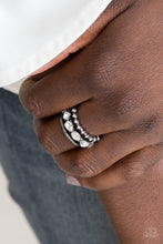 Load image into Gallery viewer, Backstage Sparkle -Black Ring Paparazzi Accessories