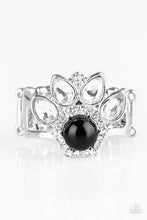 Load image into Gallery viewer, Crown Coronation Black Ring Paparazzi Accessories