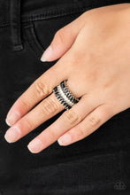 Load image into Gallery viewer, Treasury Fund Black Ring Paparazzi Accessories