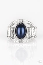 Load image into Gallery viewer, Radiating Riches Blue Pearl Ring Paparazzi Accessories