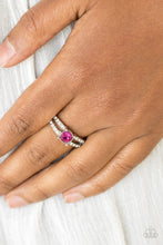 Load image into Gallery viewer, Dream Sparkle Pink Ring Paparazzi Accessories