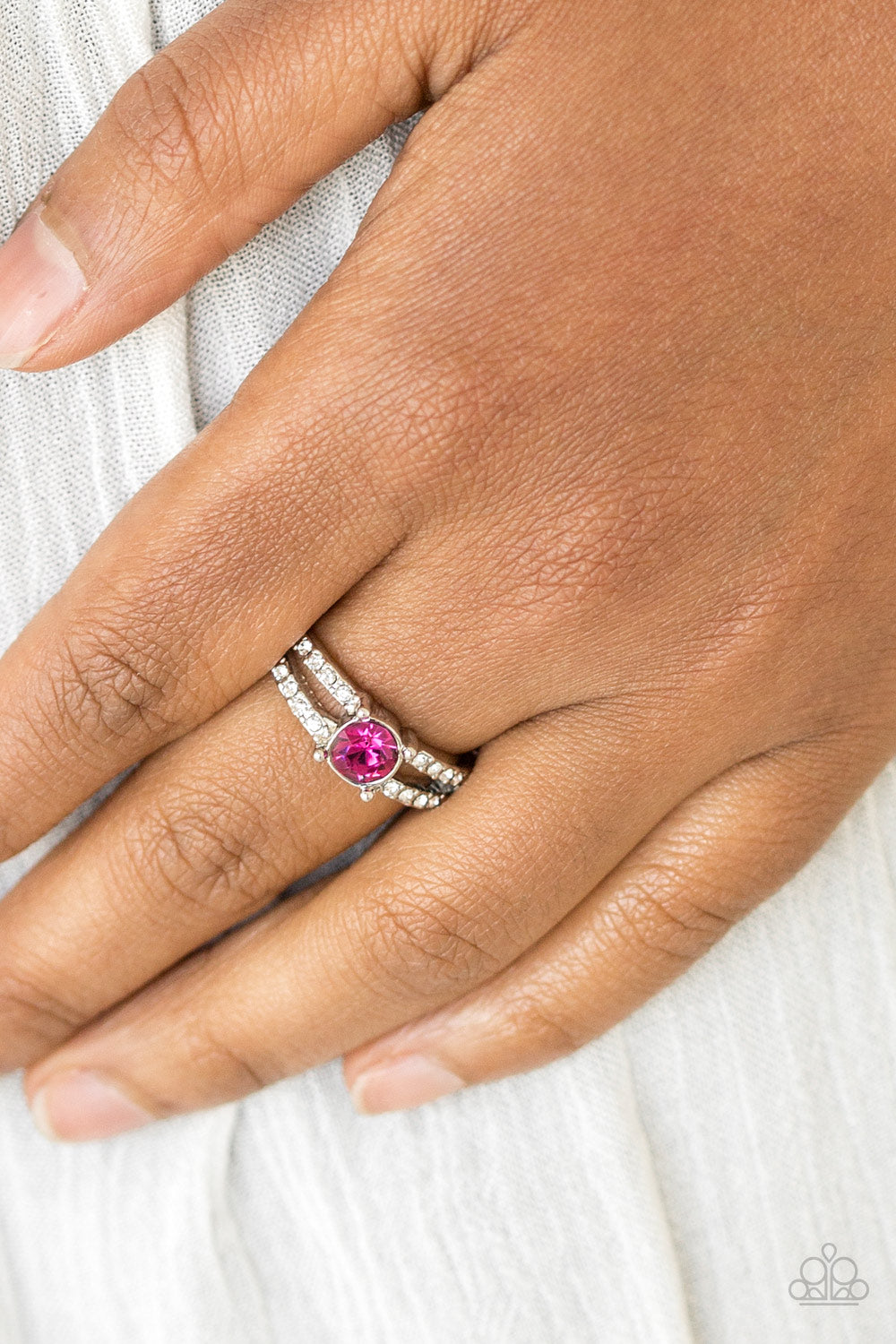 Dream Sparkle Pink Ring Paparazzi Accessories