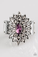 Load image into Gallery viewer, Blooming Fireworks Purple Ring Paparazzi Accessories