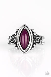 Dainty Back,purple,silver,Skinny Back,Zoo Hot to Handle Purple Ring