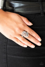 Load image into Gallery viewer, Make Waves White Ring Paparazzi Accessories