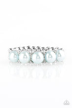 Load image into Gallery viewer, Mermaid Mamba Blue Pearl Ring Paparazzi Accessories