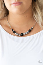 Load image into Gallery viewer, The Big Leaguer Black Necklace Paparazzi Accessories