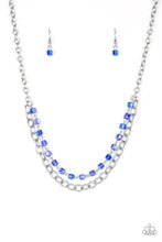 Load image into Gallery viewer, Block Party Princess Blue Necklace Paparazzi Accessories