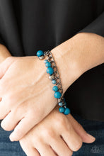 Load image into Gallery viewer, Hold My Drink Blue Bracelet Paparazzi Accessories