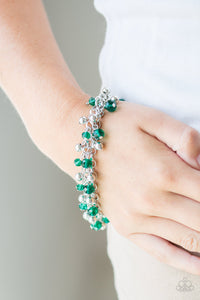 green,lobster claw clasp,Just For the Fund Of It Green Bracelet