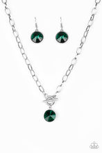 Load image into Gallery viewer, She Sparkles On Green Necklace Paparazzi Accessories
