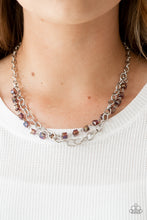 Load image into Gallery viewer, Block Party Princess Purple Necklace Paparazzi Accessories