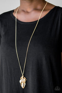 gold,Fiercely Fall Gold Necklace