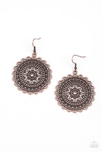 Load image into Gallery viewer, Be SOL bold Copper Earrings Paparazzi Accessories