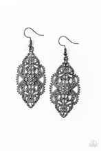 Load image into Gallery viewer, Ornately Ornate Black Earring Paparazzi Accessories