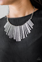 Load image into Gallery viewer, Welcome To The Pack Silver Necklace Paparazzi Accessories
