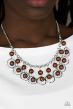 Load image into Gallery viewer, Really Rococo Brown Necklace Paparazzi Accessories
