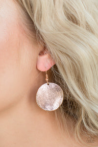 fishhook,rose gold,Basic Bravado Rose Gold Earring