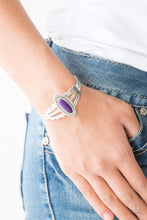 Load image into Gallery viewer, Desert Sage Purple Cuff Bracelet Paparazzi Accessories