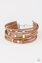 Load image into Gallery viewer, Colorfully Coachella Multi Leather Urban Bracelet Paparazzi Accessories