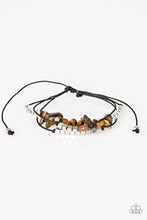 Load image into Gallery viewer, Nature Novice Brown Urban Bracelet Paparazzi Accessories