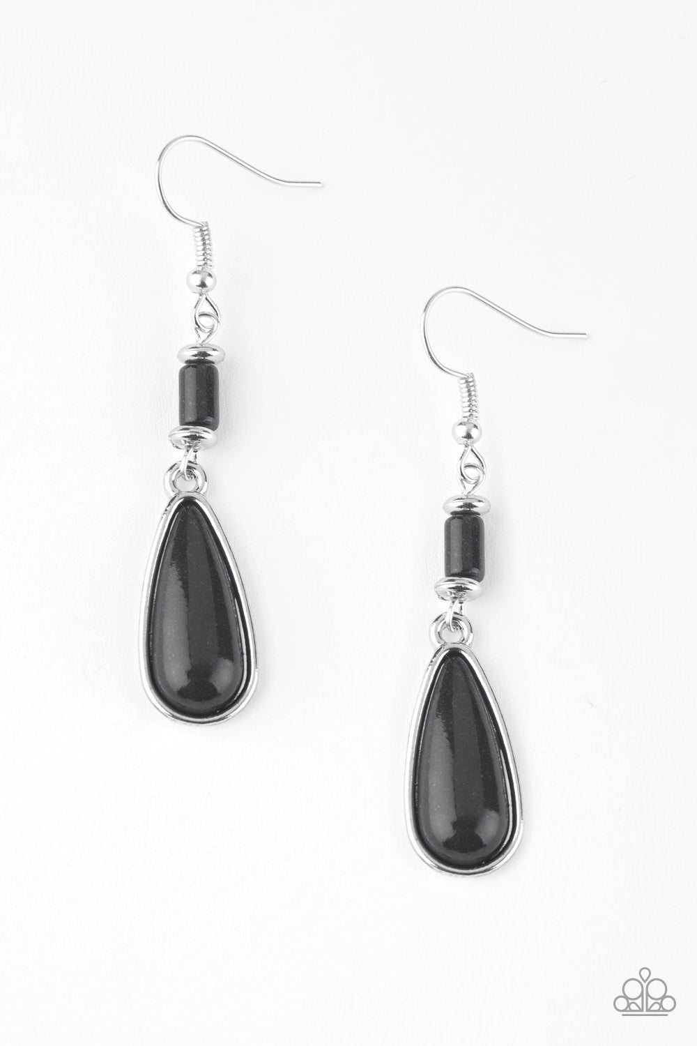 Courageously Canyon Black Earring Paparazzi Accessories