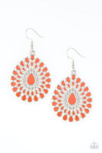 Load image into Gallery viewer, City Chateau Orange Earring Paparazzi Accessories