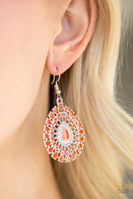 Load image into Gallery viewer, City Chateau Orange Earring Paparazzi Accessories