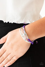 Load image into Gallery viewer, Take a Spacewalk Purple Urban Bracelet Paparazzi Accessories