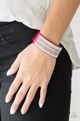 Rebel Radiance Pink Wrap Bracelet Paparazzi Accessories