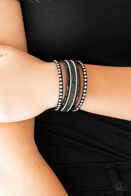Seize The Sass Black Wrap Bracelet Paparazzi Accessories