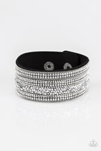 Load image into Gallery viewer, Really Rock Band Black Wrap Bracelet Paparazzi Accessories