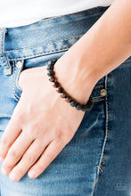 Load image into Gallery viewer, Meditation Black Lava Bead Bracelet Paparazzi Accessories