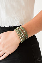 Load image into Gallery viewer, Back to Backpacker Green Bracelet Paparazzi Accessories